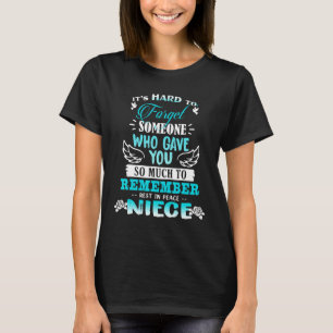 Glöm någon som gav dig när du kom ihåg vila i fred t shirt