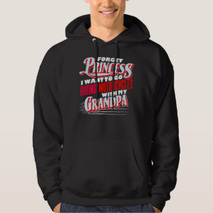 Glöm Princess jag vill köra motorcyklar Hoodie