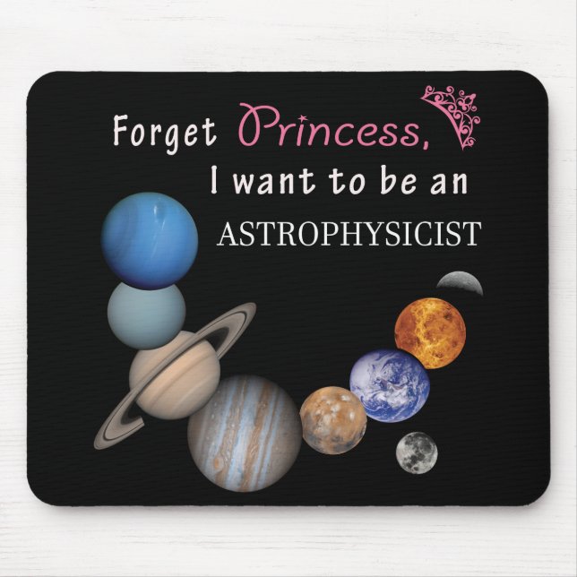 Glöm prinsessa - Astrofysiker Musmatta (Framsidan)
