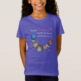 Glöm prinsessa - astrofysiker t shirt