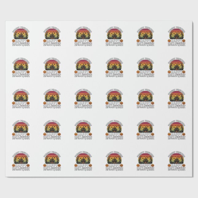 Glöm Prinsessa Happy Halloween Spökhus Pump Presentpapper (Platt)