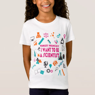 Glöm prinsessa jag vill vara en forskare T-shirt