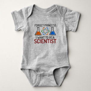 Glöm prinsessan jag vill vara vetenskapsman t-shirt