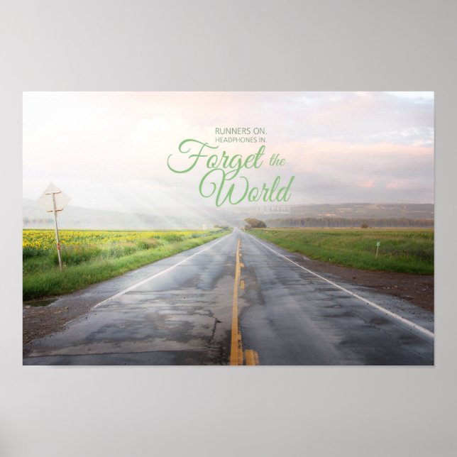 Glöm världen poster (Framsidan)