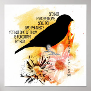 Glömd kanvastryck för Sparrow inte Poster