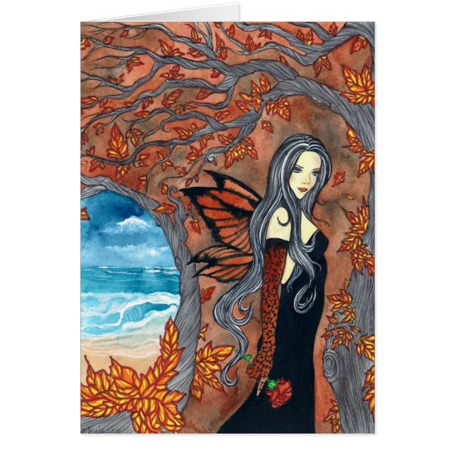 Glömd sommar hälsningskort (Framsidan)