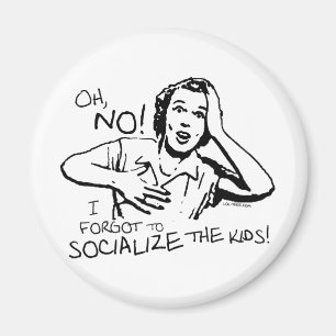 Glömde socializationen magnet