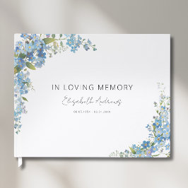 Glömm Mig Inte Blommor Begravning Minneshögtid Gästböcker