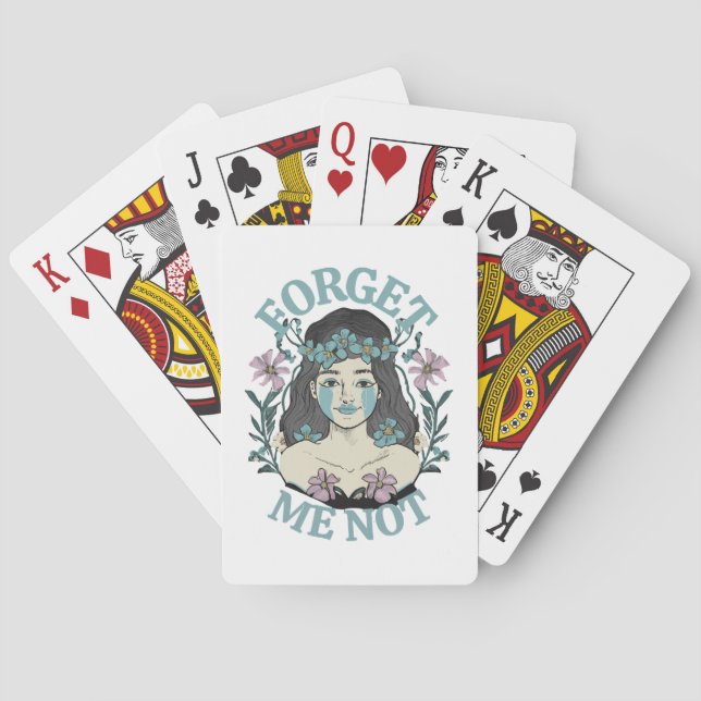 Glömm Mig Inte Casinokort (Baksidan)