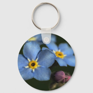Glömma-mig-Nots 3 Keychain Nyckelring