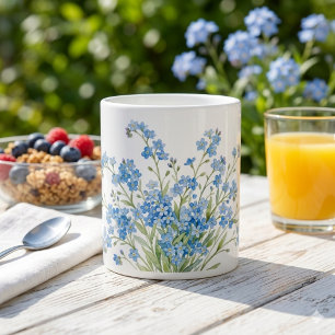 Glömmig mig ej blommor Specialmugg Jumbo Mugg