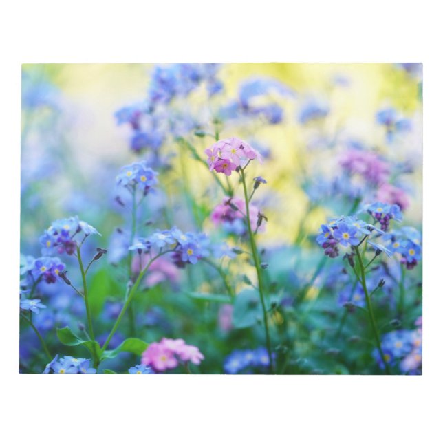 Glömmigajr Blommor Anteckningsblock (Framsida)