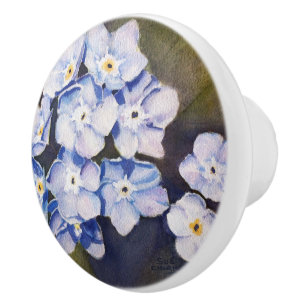 GLÖMMMA-NOTS FLOWER DEKORATIVE CERAMIC KNOB KNOPP