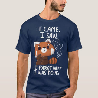 Glömsk familj av röda pandor t shirt