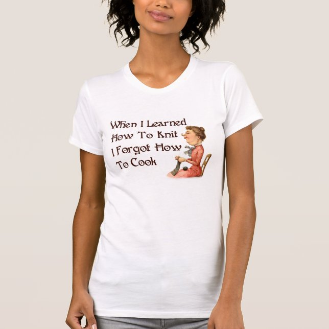 Glömsk Knitter Tee Shirt (Framsida)