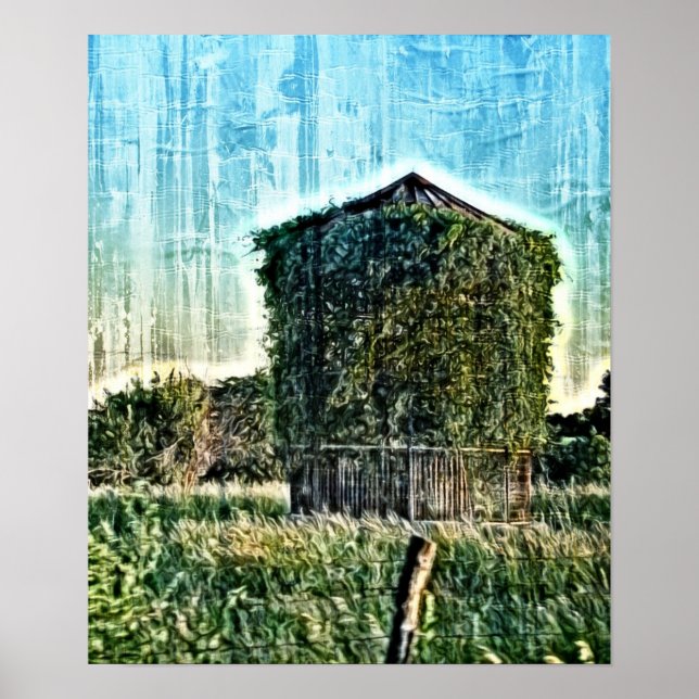 Glömt och övervuxet poster (Framsidan)