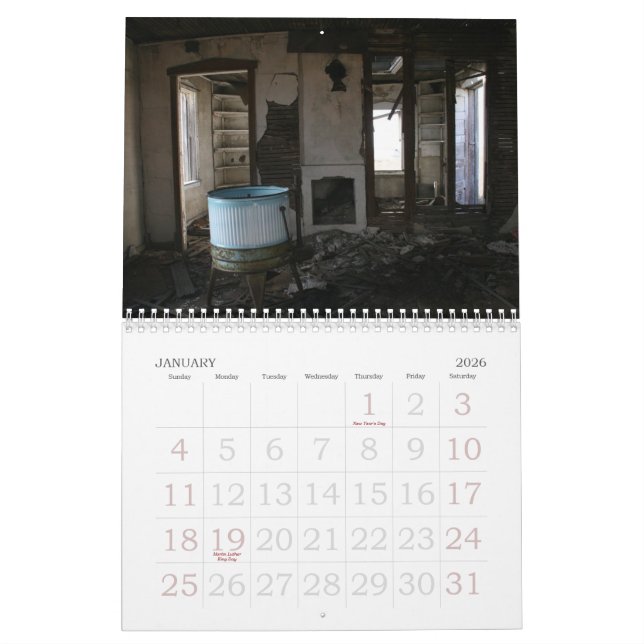 glömt på prärien kalender (Jan 2026)