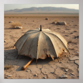 Glömt Relic - Weasted Parbrella in Desert Poster