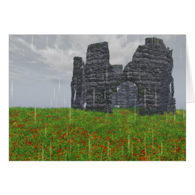 Glömt Strife-kort Hälsningskort (Framsidan Horizontal)