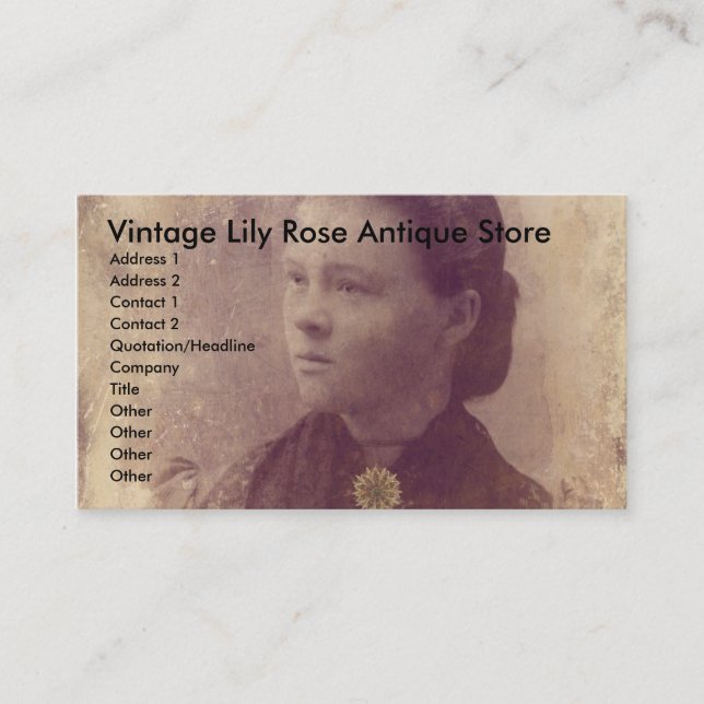 Glömt Visitkort (Framsida)