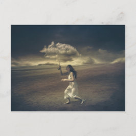 Gloomi utan att du saknar dig eller någon fantasi vykort