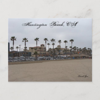 Gloomidag i Huntington Beach Vykort