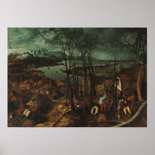 Gloomidagen av Pieter Bruegel den äldre Poster