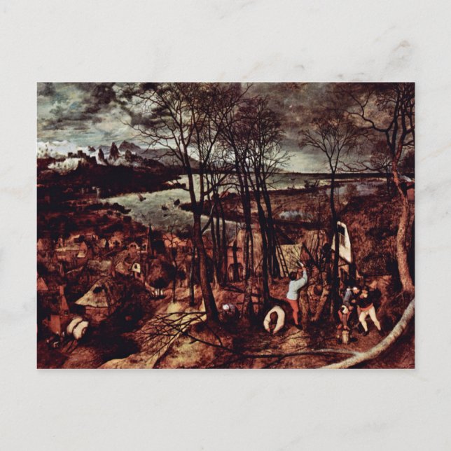 Gloomidagen (februari eller mars) före vykort (Framsida)