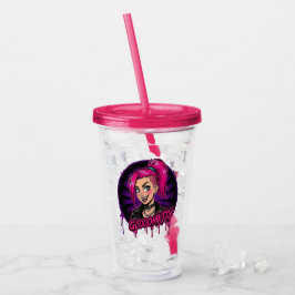 Gloomkitty Akryl Tumbler Take Away Mugg