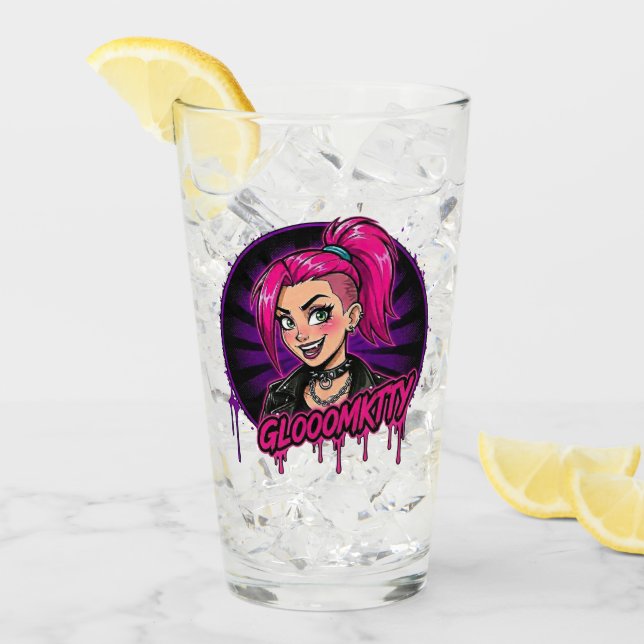 Gloomkitty Glas kopp (Framsida Ice)