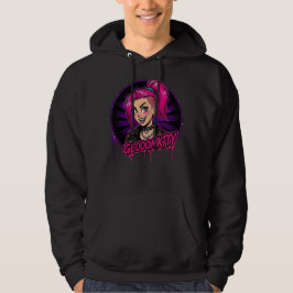 Gloomkitty Tröja med Huva Hoodie