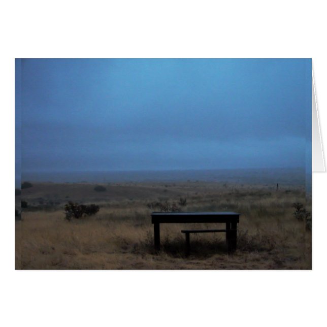Gloomy Bord, Santa Fe, NM OBS Kort (Framsidan Horizontal)