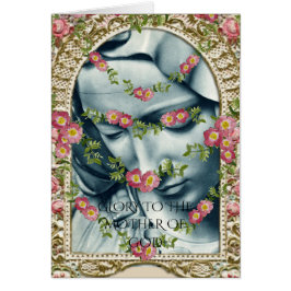 GLORI TILL GODS MOR HÄLSNINGSKORT