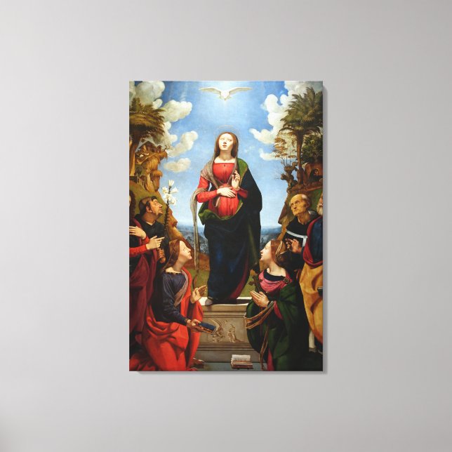 GLORI TILL IMMACULATBEGREPPET   CANVASTRYCK (Framsida)