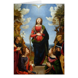 GLORI TILL IMMACULATBEGREPPET HÄLSNINGSKORT