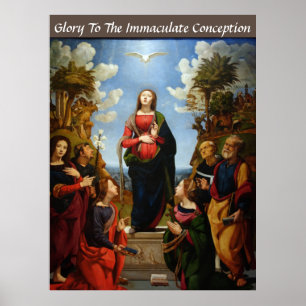 GLORI TILL IMMACULATBEGREPPET POSTER