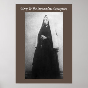 GLORI TILL IMMACULATBEGREPPET POSTER