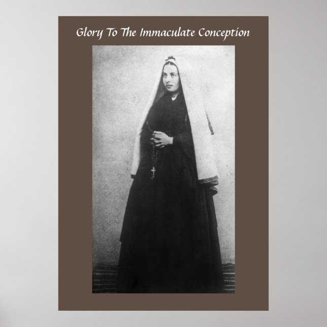 GLORI TILL IMMACULATBEGREPPET POSTER (Framsidan)