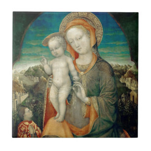 GLORI TILL JESUS OCH MARY KAKELPLATTA