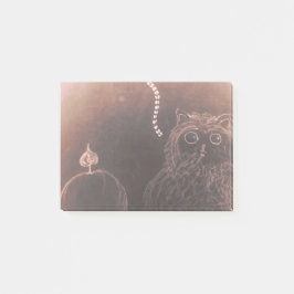 Gloria cat in glory animed manga tecknad blixtning post-it block