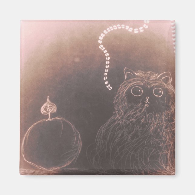 Gloria cat in glory Lightning anime manga tecknad Magnet (Framsidan)