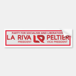 Gloria La Riva / Leonard Peltier 2020 Bildekal