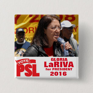 Gloria LaRiva för presidenten 2016 Knapp
