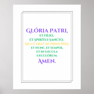 Gloria Print Poster