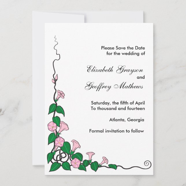 Gloria - spara datumkorten spara datumet (Framsida)