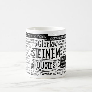 Gloria Steinem CITATIONSTECKENmugg Kaffemugg