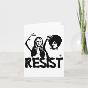 Gloria Steinem och Dorothy Pitman Hughes Resistens Kort