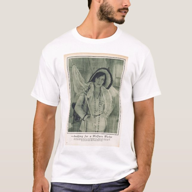 Gloria Swanson 1928 T-shirt (Framsida)
