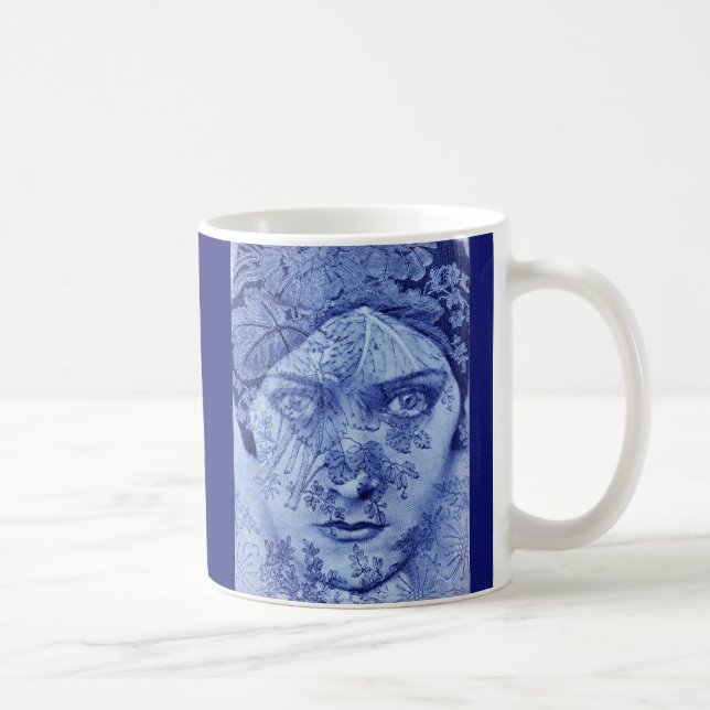 Gloria Swanson i blått Kaffemugg (Höger)
