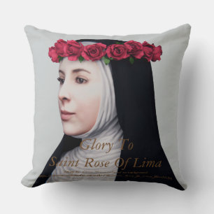 Gloria till Saint Ro i Lima Kudde